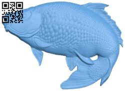 Carp – fish T0000164 download free stl files 3d model for CNC wood carving