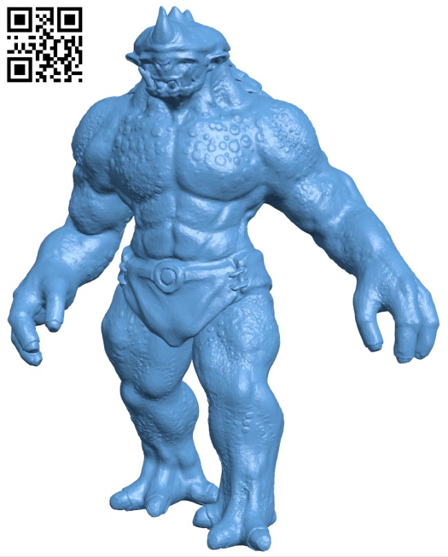 Cave Troll H004986 file stl free download 3D Model for CNC and 3d printer