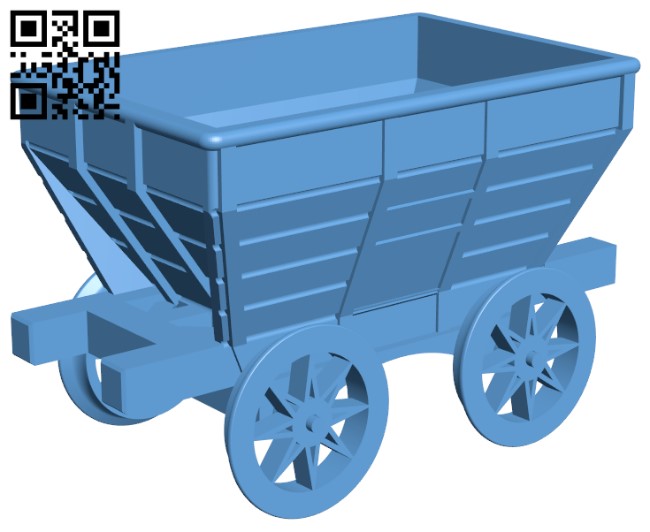 Chaldron Wagon H005053 file stl free download 3D Model for CNC and 3d printer