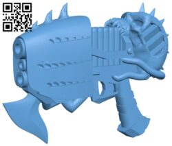 Chaos Blaster for Fdm – Gun H005461 file stl free download 3D Model for CNC and 3d printer