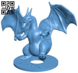 Charizard – Pokemon H005631 file stl free download 3D Model for CNC and 3d printer