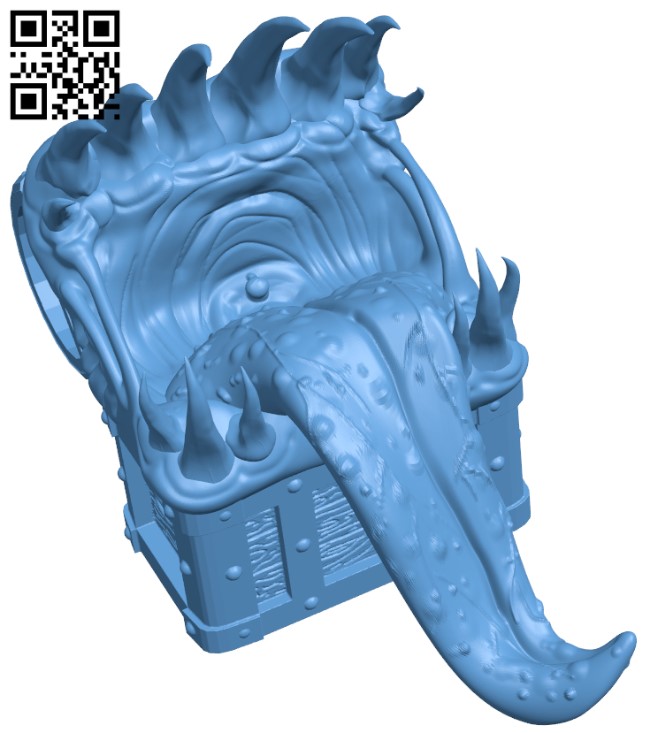 Chest mimic tongue H004865 file stl free download 3D Model for CNC and 3d printer