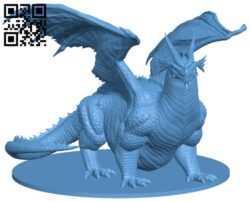 Chonky Red Dragon H005158 file stl free download 3D Model for CNC and 3d printer