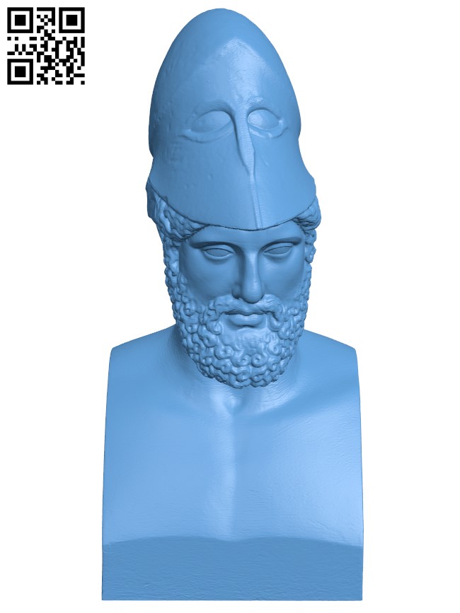 Cimon bust H004862 file stl free download 3D Model for CNC and 3d printer