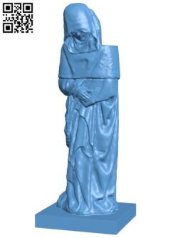 Crying over the tomb of Philippe Pot H005393 file stl free download 3D Model for CNC and 3d printer