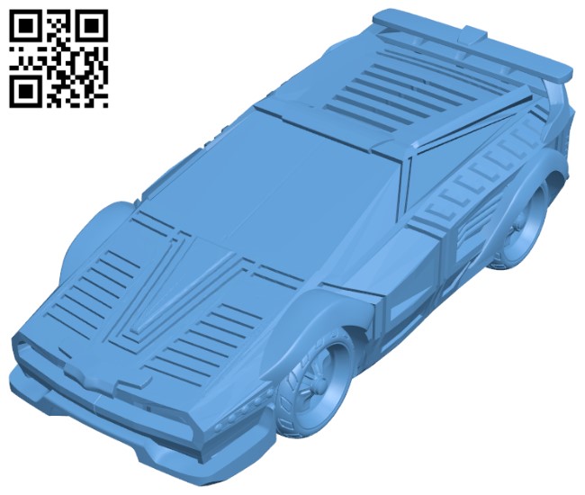 Cyberpunk Street Car H005052 file stl free download 3D Model for CNC and 3d printer