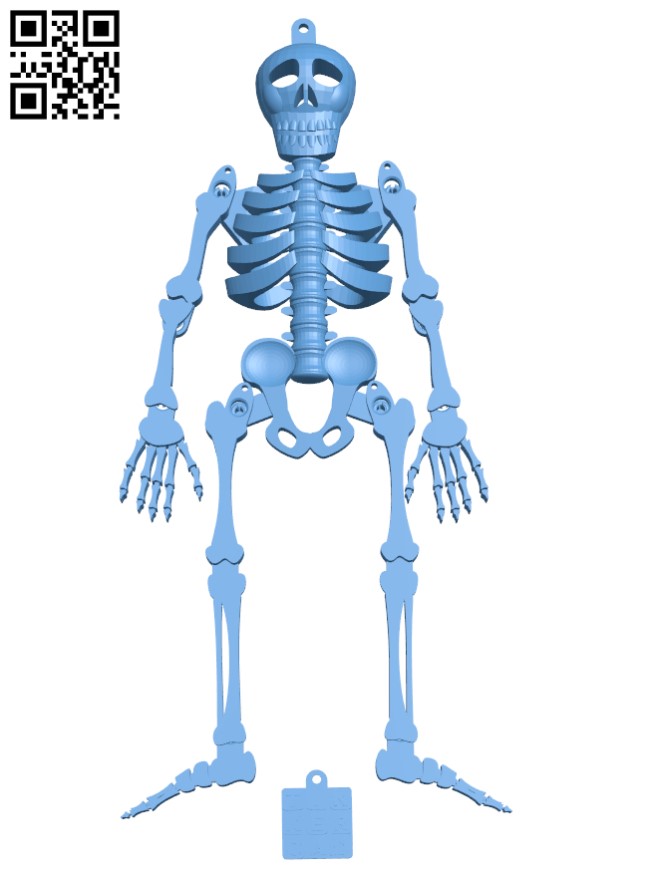 Dancing Skeleton H005343 file stl free download 3D Model for CNC and 3d printer