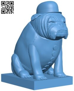 Dapper Dog H005159 file stl free download 3D Model for CNC and 3d printer