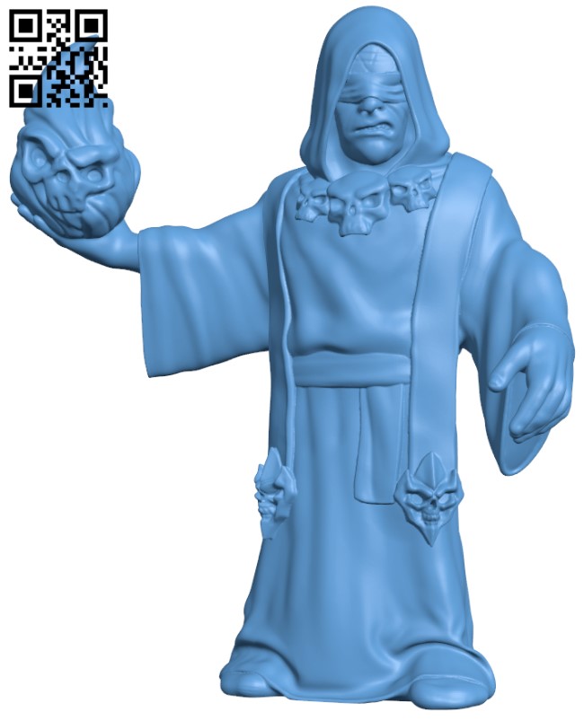 Dark Mage H005057 file stl free download 3D Model for CNC and 3d printer