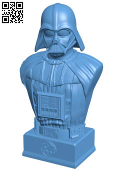 Darth Vader Bust H005706 file stl free download 3D Model for CNC and 3d printer