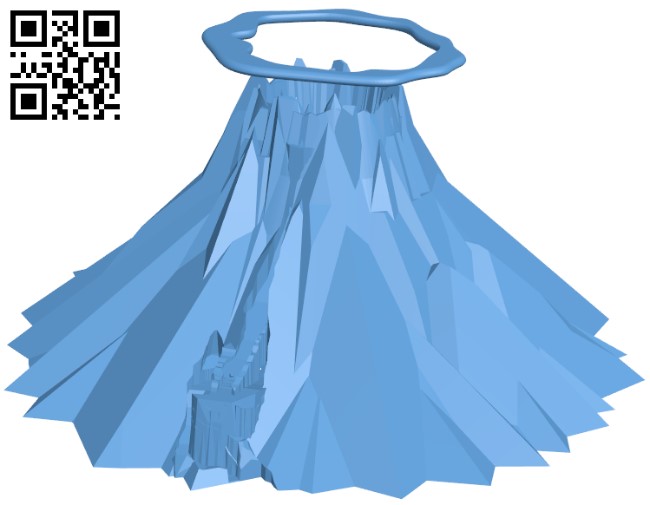Death Mountain - Zelda Ocarina Of Time H005395 file stl free download 3D Model for CNC and 3d printer