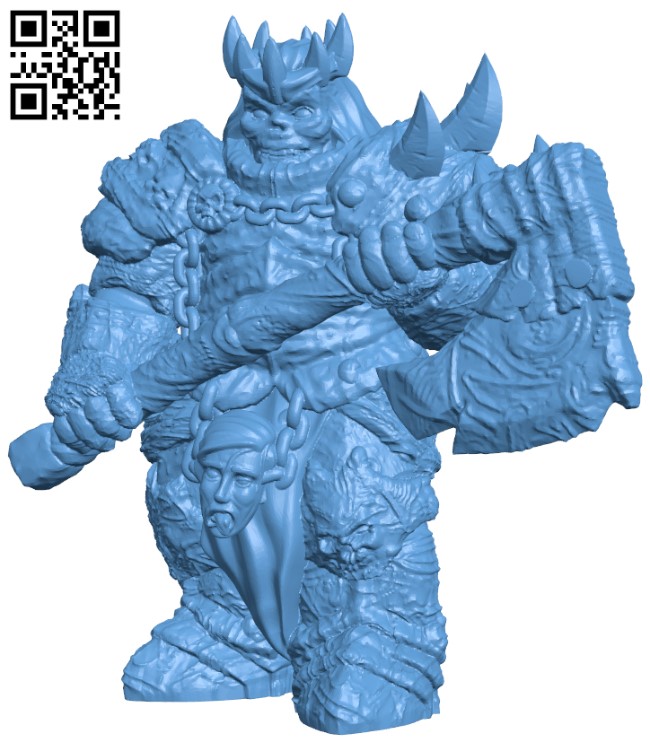 Death knight H005058 file stl free download 3D Model for CNC and 3d printer