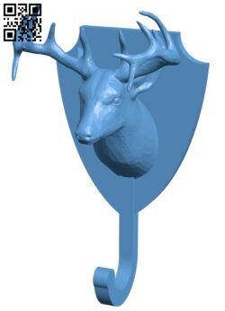 Deer Hook H005164 file stl free download 3D Model for CNC and 3d printer