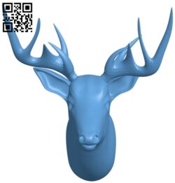 Deer bust H005161 file stl free download 3D Model for CNC and 3d printer