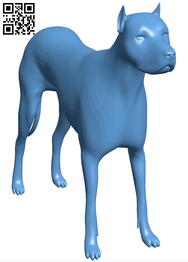 Dog H005165 file stl free download 3D Model for CNC and 3d printer