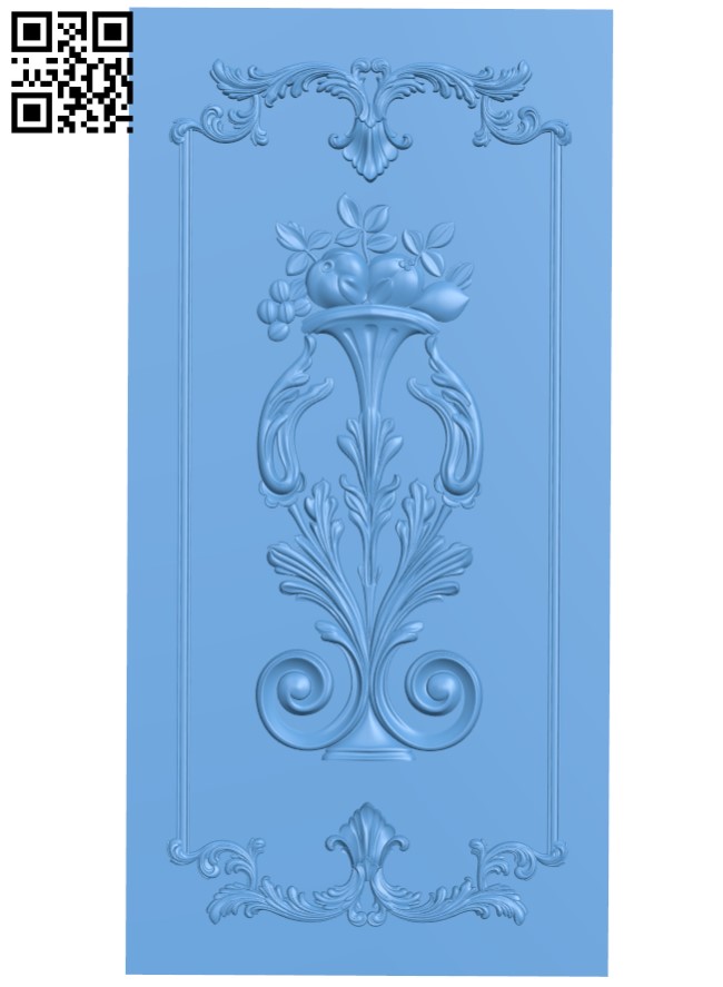 Door pattern T0000074 download free stl files 3d model for CNC wood carving