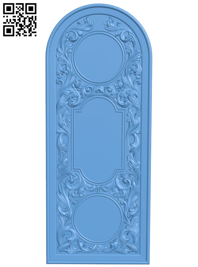 Door pattern T0000075 download free stl files 3d model for CNC wood carving