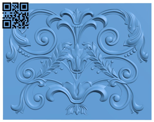 Door pattern T0000102 download free stl files 3d model for CNC wood carving