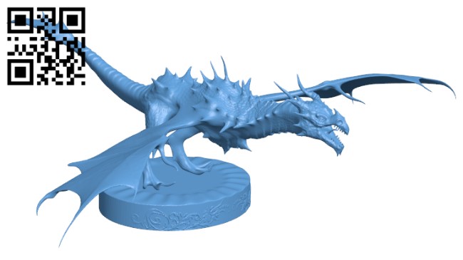 Dragon H004868 file stl free download 3D Model for CNC and 3d printer