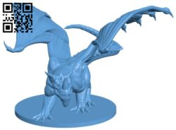 Dragon H005464 file stl free download 3D Model for CNC and 3d printer