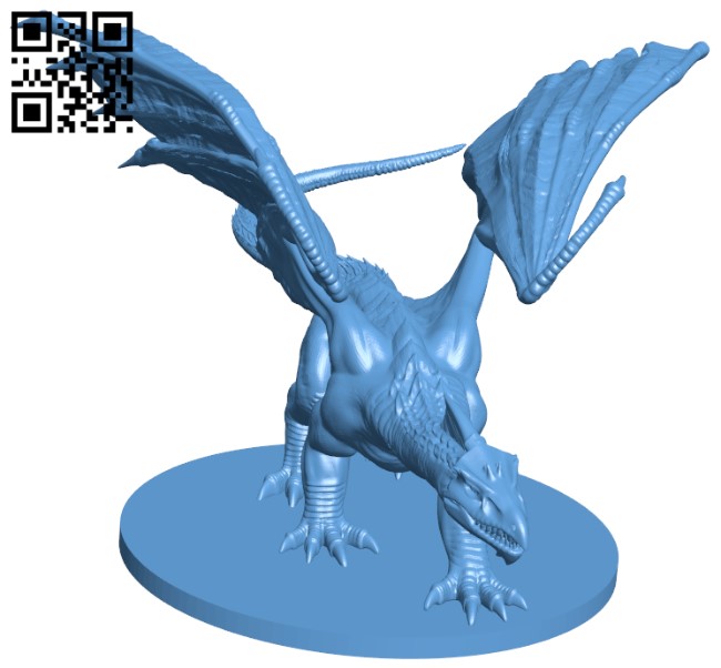 Dragon H005637 file stl free download 3D Model for CNC and 3d printer