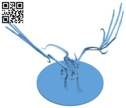 Dragon Skeleton H005638 file stl free download 3D Model for CNC and 3d printer