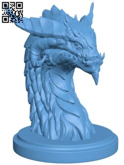 Dragon head H005168 file stl free download 3D Model for CNC and 3d printer
