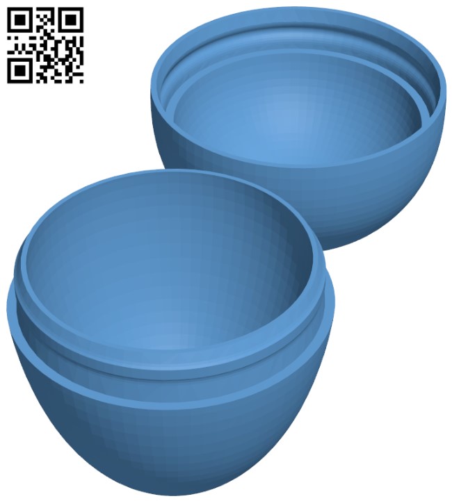 Easter Egg H005170 file stl free download 3D Model for CNC and 3d printer