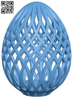 Easter egg gift and decoration H005639 file stl free download 3D Model for CNC and 3d printer