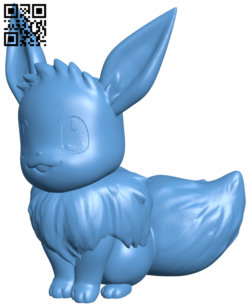 Eevee – Pokemon H005712 file stl free download 3D Model for CNC and 3d printer