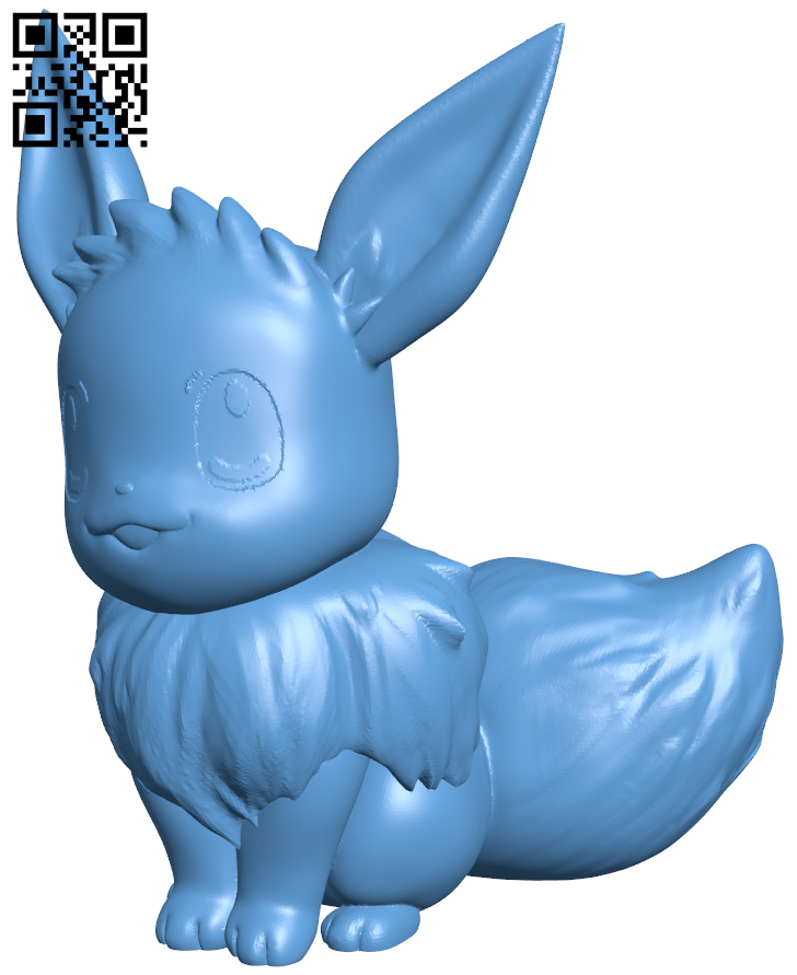 Free STL file Eevee(Pokemon) 🐉・3D print model to download・Cults