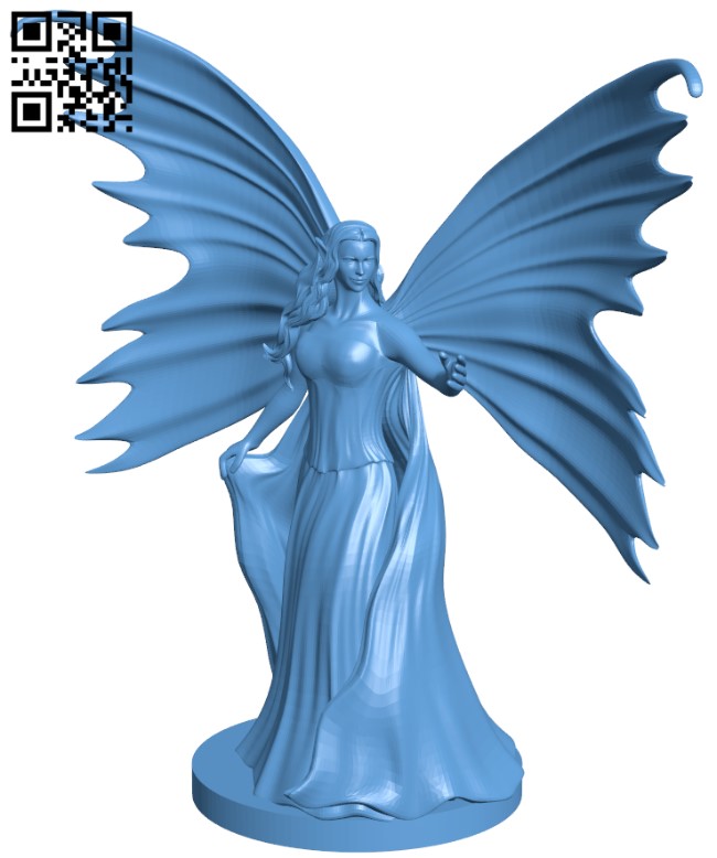 Fairy Queen H005224 file stl free download 3D Model for CNC and 3d printer