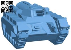 Flame Tank H005524 file stl free download 3D Model for CNC and 3d printer