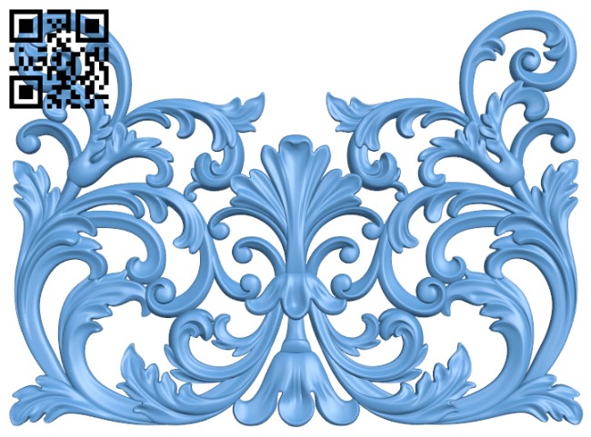 Floral pattern T0000068 download free stl files 3d model for CNC wood carving