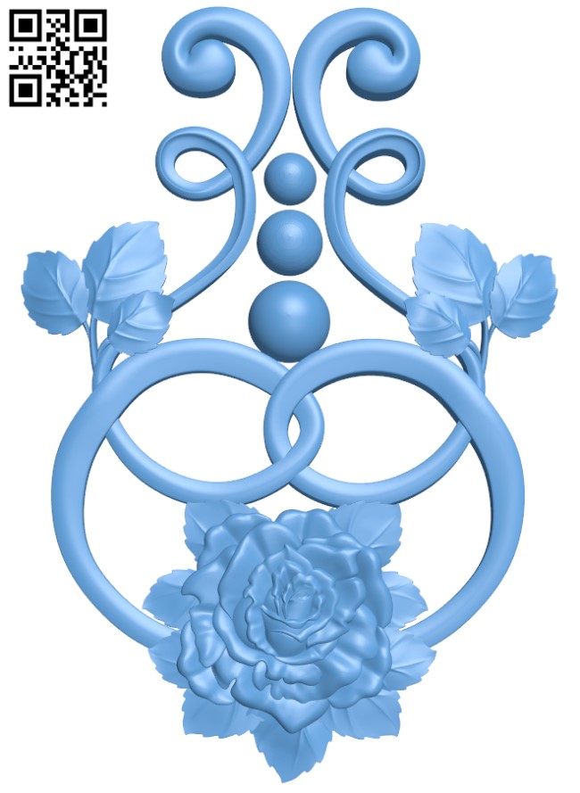 Floral pattern T0000190 download free stl files 3d model for CNC wood carving