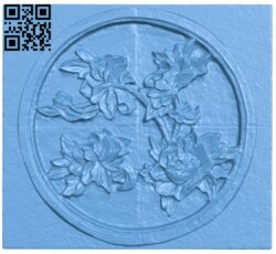 Flower painting T0000055 download free stl files 3d model for CNC wood carving