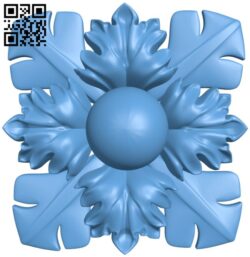 Flower pattern T0000017 download free stl files 3d model for CNC wood carving
