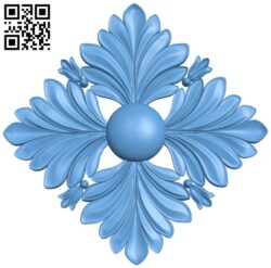 Flower pattern T0000018 download free stl files 3d model for CNC wood carving