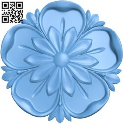 Flower pattern T0000195 download free stl files 3d model for CNC wood carving