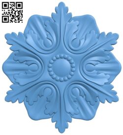 Flower pattern T0000217 download free stl files 3d model for CNC wood carving