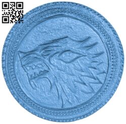 Game Of Thrones coin H005642 file stl free download 3D Model for CNC and 3d printer