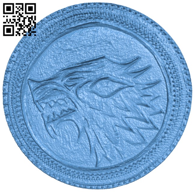 Game Of Thrones coin H005642 file stl free download 3D Model for CNC and 3d printer