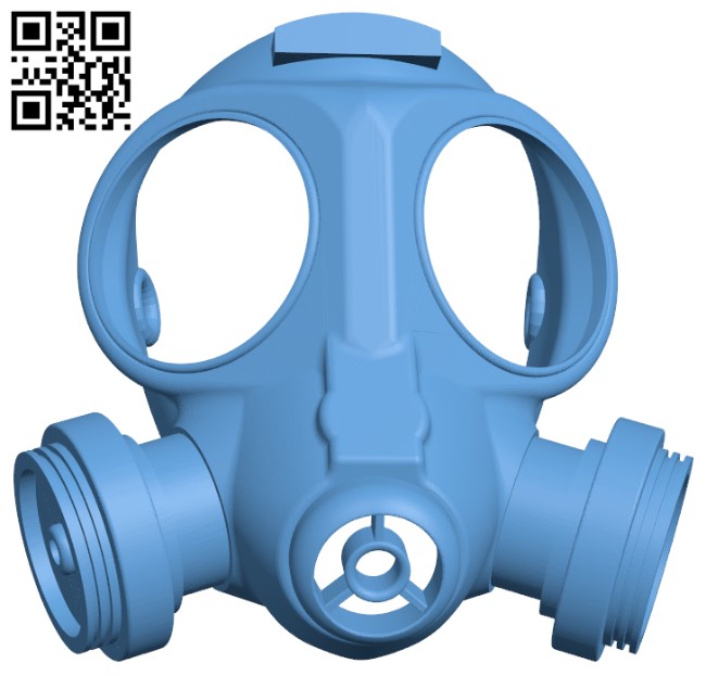 Gas Mask H004875 file stl free download 3D Model for CNC and 3d printer