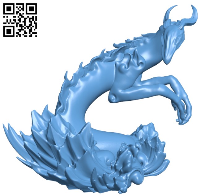 Greater Water Elemental H005069 file stl free download 3D Model for CNC and 3d printer