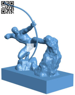Hercules the Archer H005478 file stl free download 3D Model for CNC and 3d printer