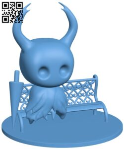 Hollow Knight – The Knight on Bench H005230 file stl free download 3D Model for CNC and 3d printer