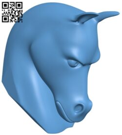 Horse Bust H005183 file stl free download 3D Model for CNC and 3d printer
