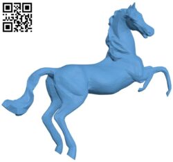 Horse Sculpture H005185 file stl free download 3D Model for CNC and 3d printer