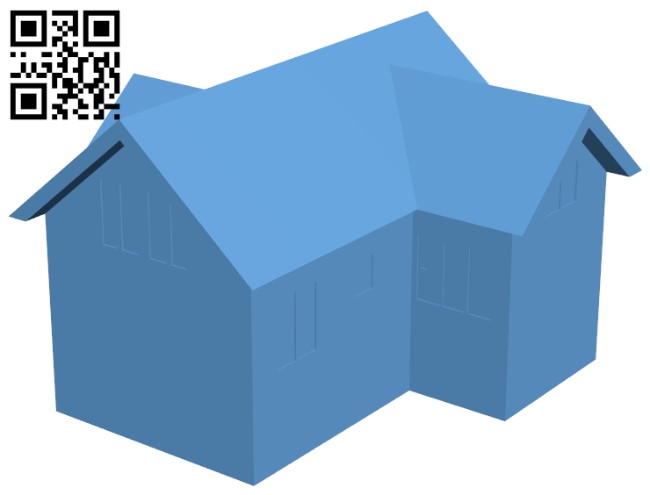House H004879 file stl free download 3D Model for CNC and 3d printer