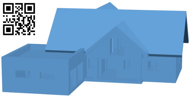 House H005407 file stl free download 3D Model for CNC and 3d printer